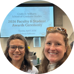 Esther Killius and Dr. Katie Wolsiefer